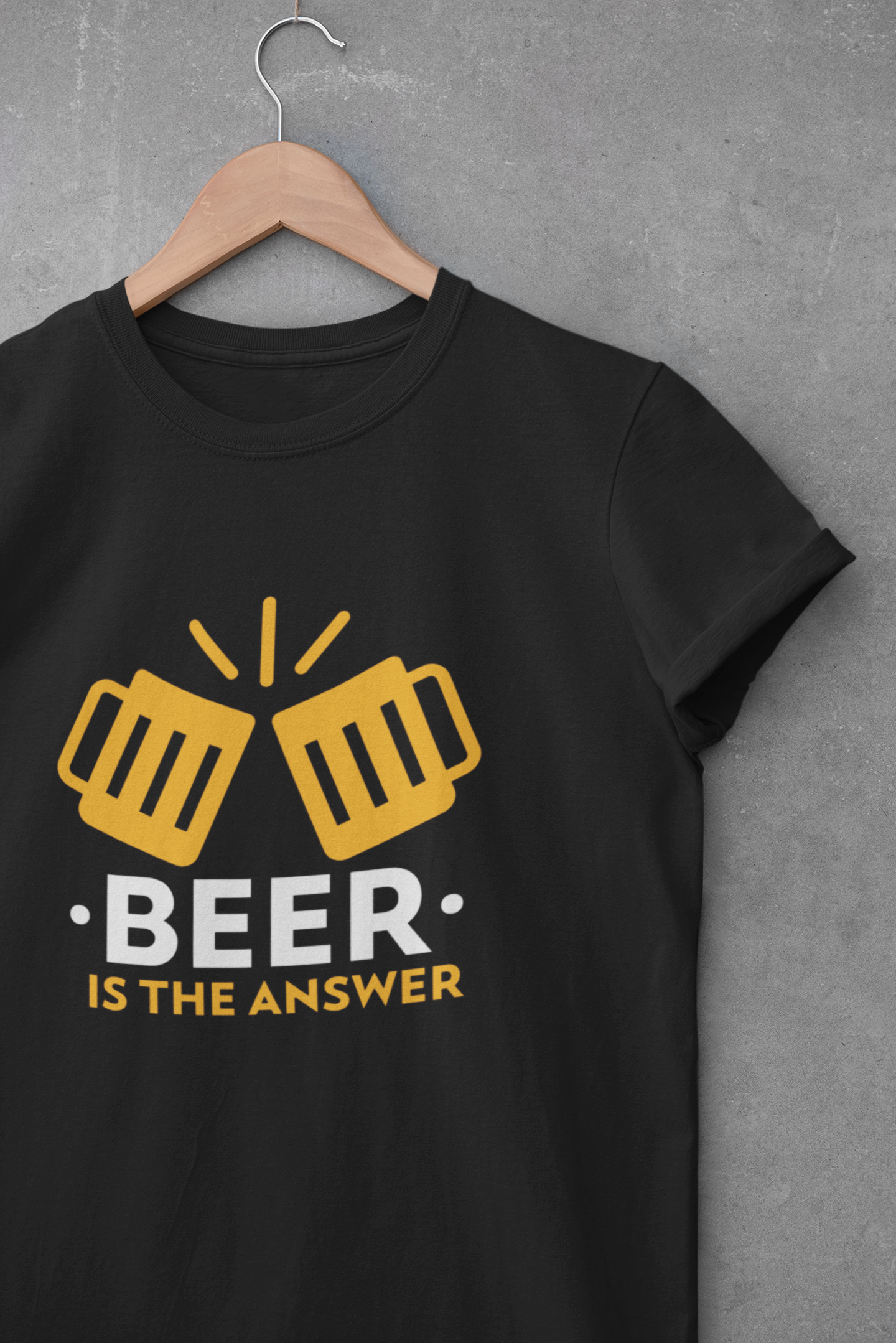 Beer Black Tshirt