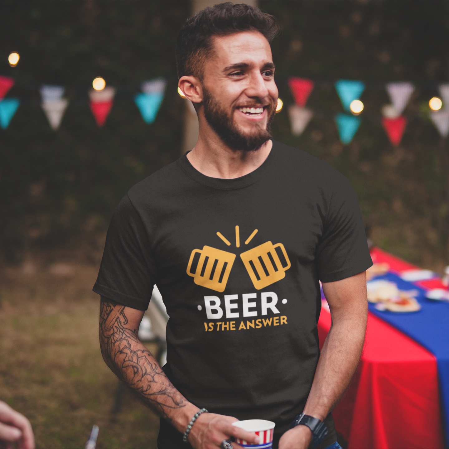 Beer Black Tshirt