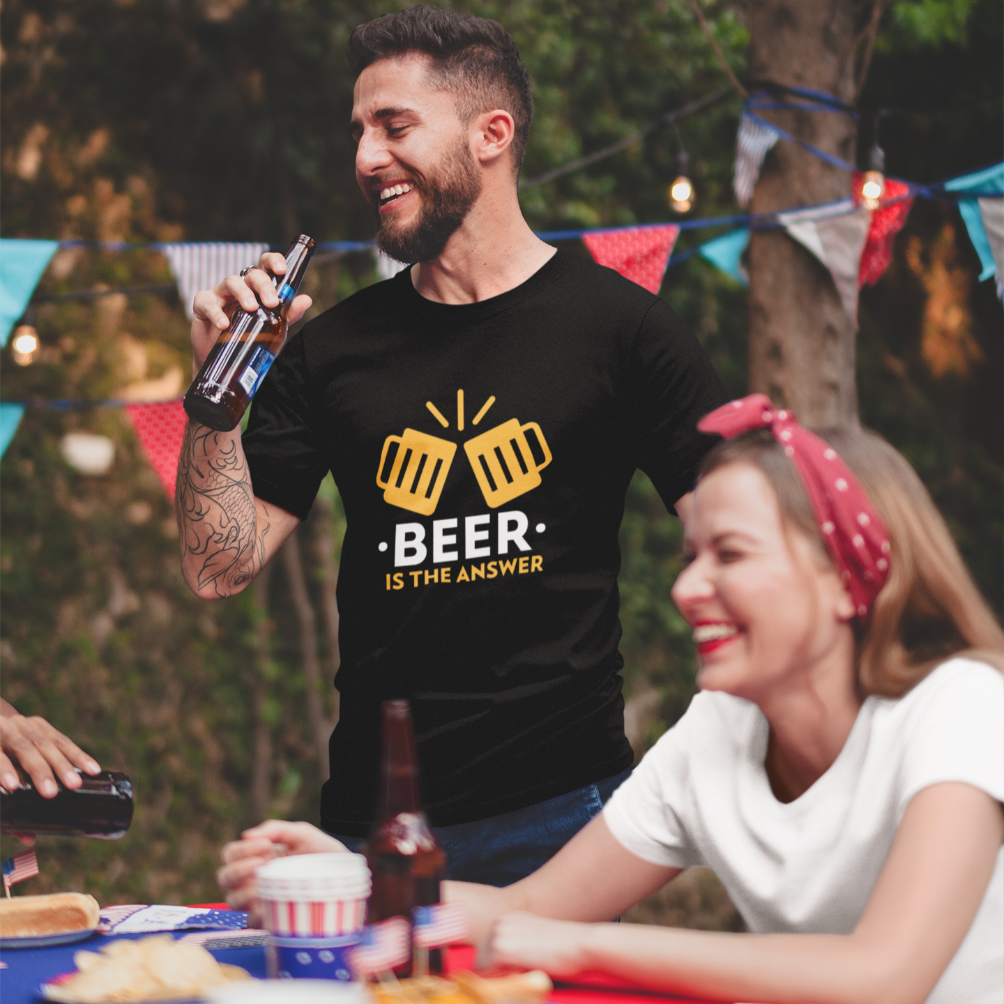 Beer Black Tshirt